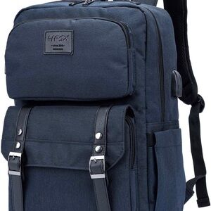 Laptop Backpack Women Men College Backpacks Bookbag Vintage